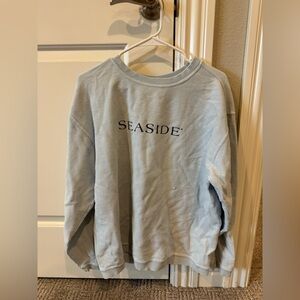 ribbed seaside sweatshirt